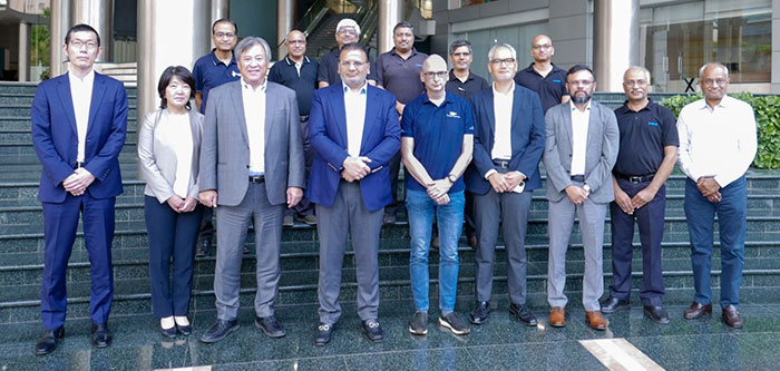EKA team led by Dr. Sudhir Mehta, Pinnacle Mobility CEO and entrepreneur (front row, fourth from the left)