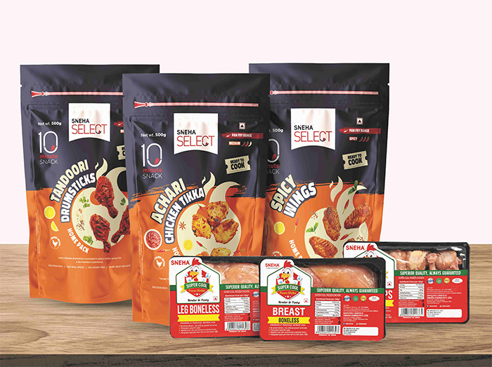 Sneha's chicken products