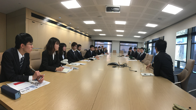 Students listen with interest