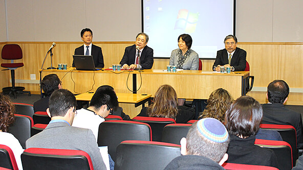 The 10th Mitsui-Sponsored Lecture was held at USP  -  2013