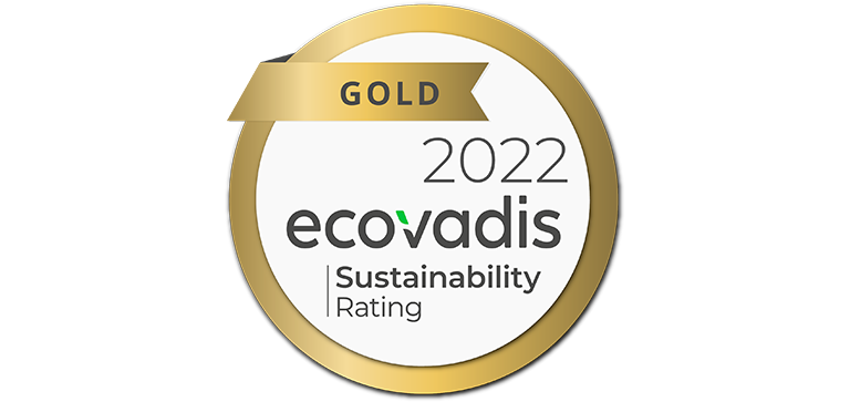 GOLD2022 ecovadis Sustainability Rating