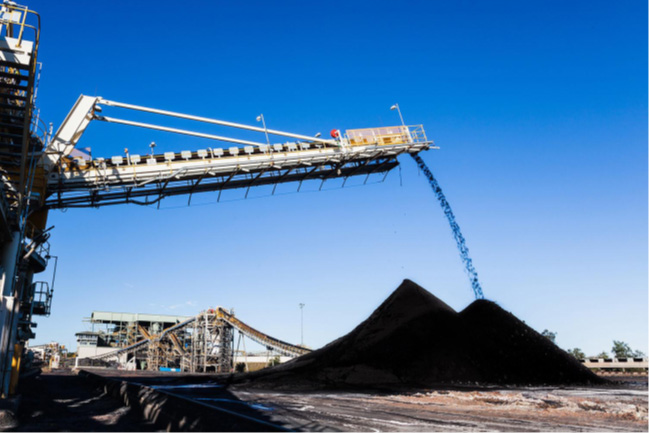 Photo 1 (Coal produced from Kestrel new mining area)