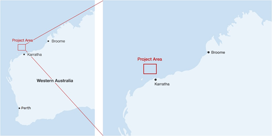 Location of development area