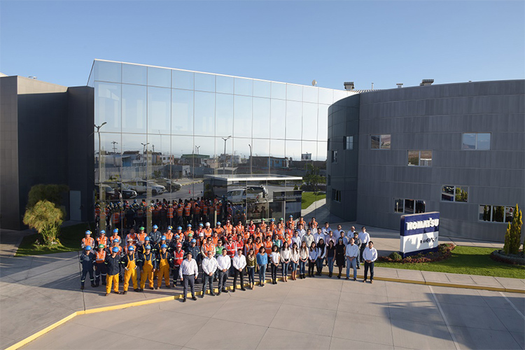 KMCP's mining machinery repair plant in the La Joya District of southern Peru