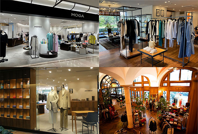 BIGI HOLDINGS brand outlets (Papas, martinique, JOHN SMEDLEY, MOGA)