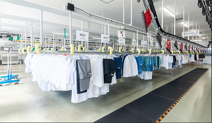 Laundry factory of Uniform (Shizuoka Factory) (2)