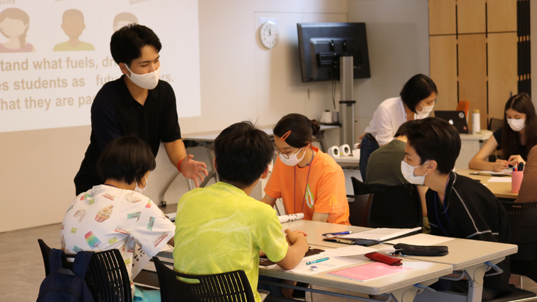 A class at the summer school