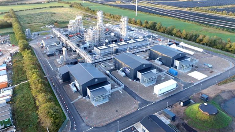 New e-methanol plant and solar power generation