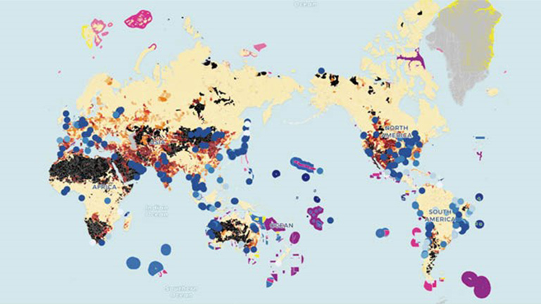 Evaluation image based on data/Water and Biodiversity Risk Map