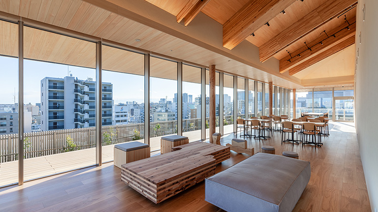 Fire-resistant laminated timber for high-rise wooden buildings