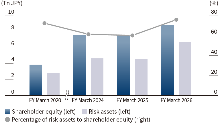 Shareholder Equity and Risk assets