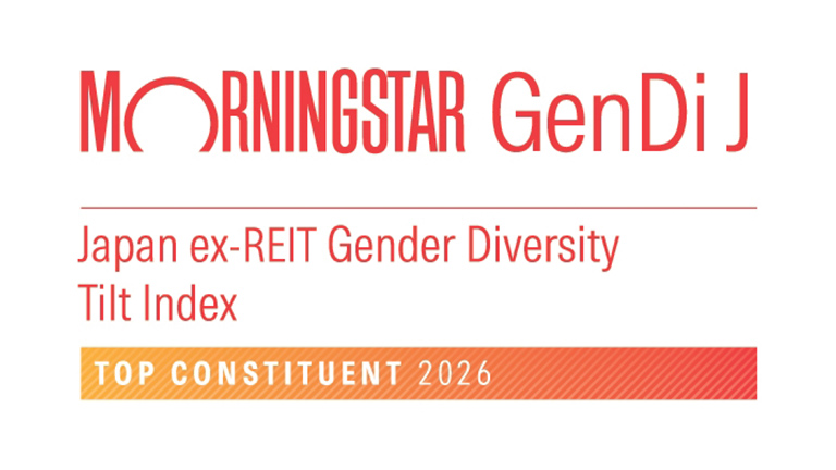 Inclusion in Morningstar Japan ex-REIT Gender Diversity Tilt Index (GenDi J)