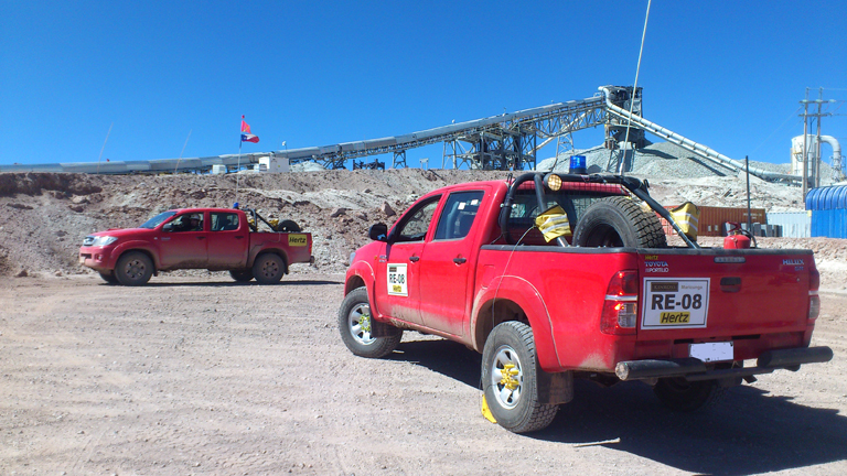 An operation of the operating lease business at one of mining sites