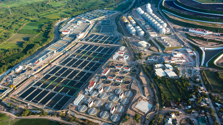 The Atotonilco wastewater treatment plant
