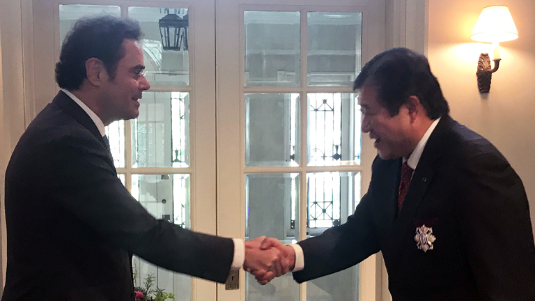 Ceremony held at the residence of the Spanish Ambassador