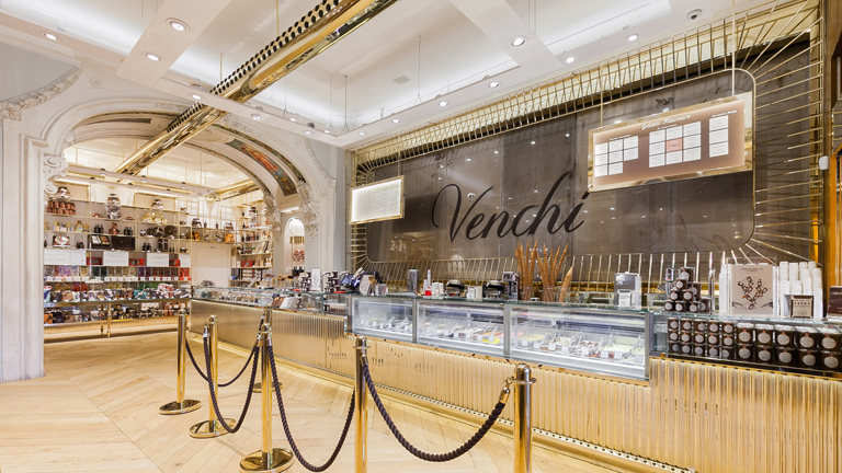 The Venchi flagship store in Rome, Italy
