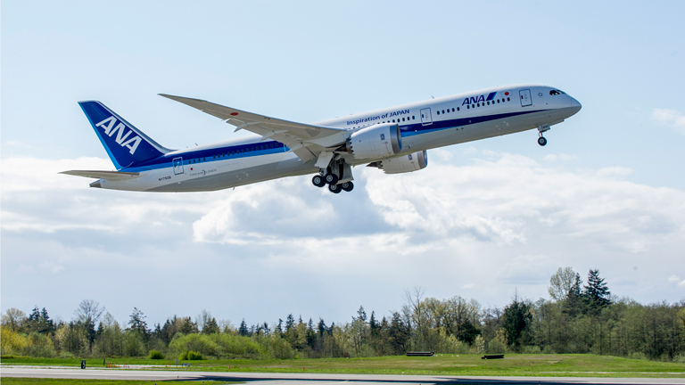Aircraft (Boeing 787)<br />
Copyright ANA