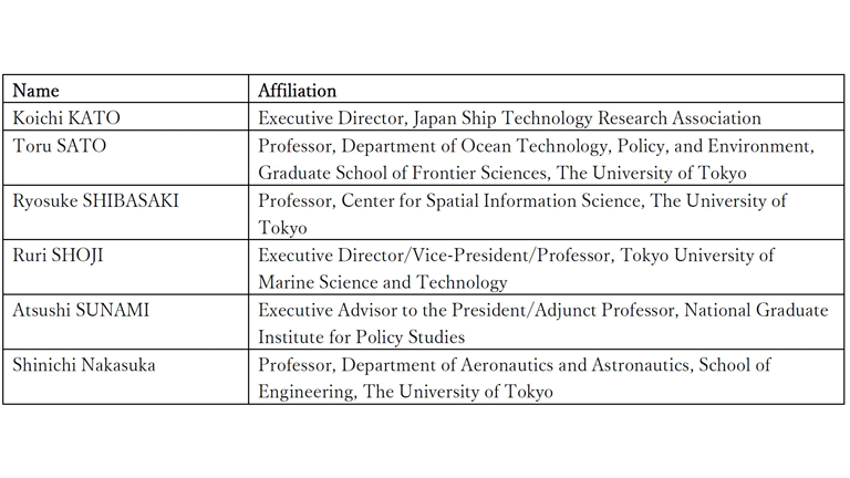 Advisors of Satellite VDES Consortium