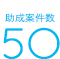 助成案件数50