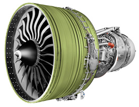 GE90型エンジン（写真提供GE）