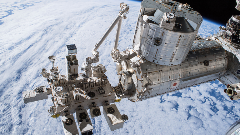 国際宇宙ステーション日本実験棟「きぼう」（画像提供：JAXA）