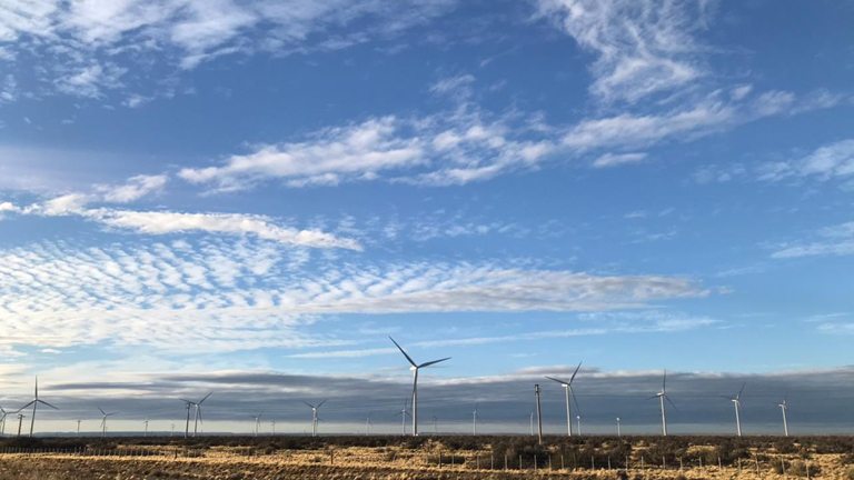 Vientos Los Hércules S.A.風力発電所（2021年3月）